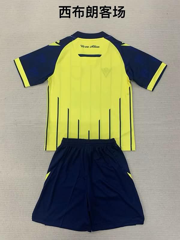 Kids West Bromwich Soccer Jersey Away Replica 24/25