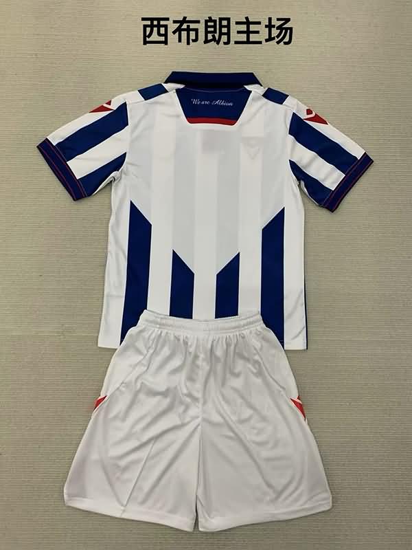 Kids West Bromwich Soccer Jersey Home Replica 24/25