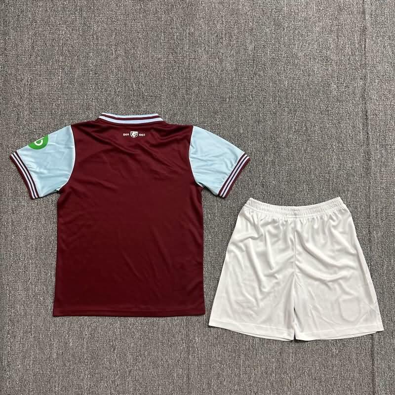 Kids West Ham Soccer Jersey Home Replica 24/25