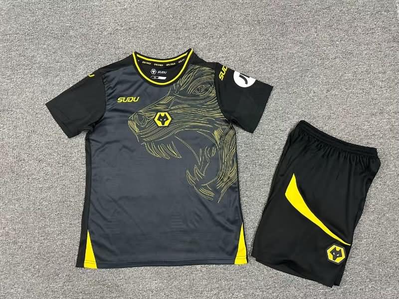 Kids Wolves Soccer Jersey Away Replica 24/25