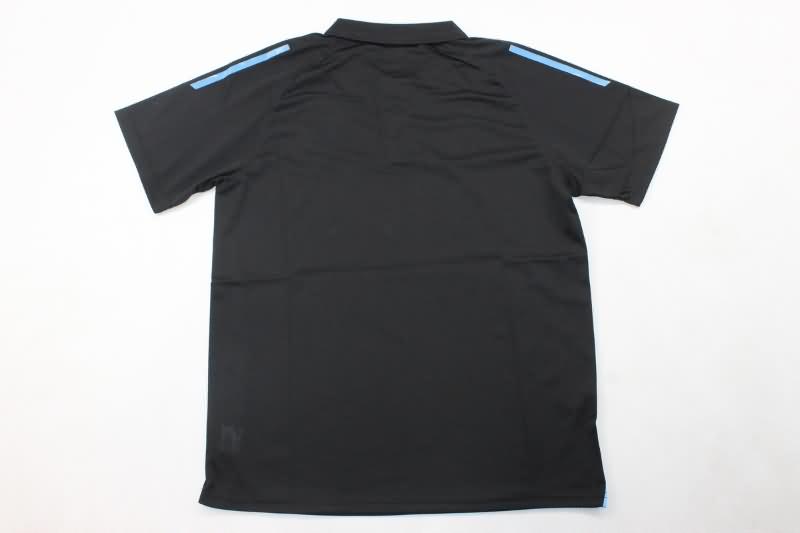 Argentina Soccer Jersey Black Polo Replica 2024