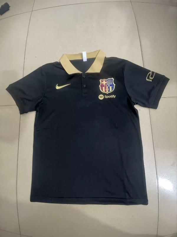 Barcelona Soccer Jersey Black Polo Replica 24/25