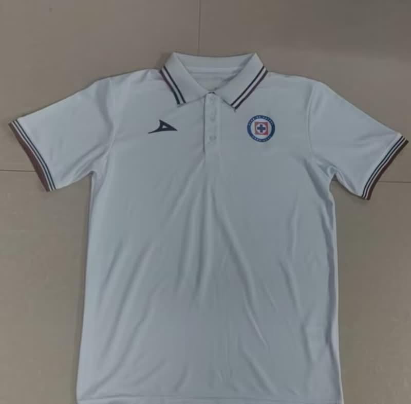 Cruz Azul Soccer Jersey White Polo Replica 24/25