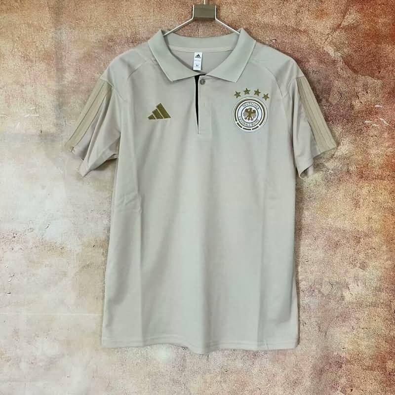 Germany Soccer Jersey Grey Polo Replica 2024