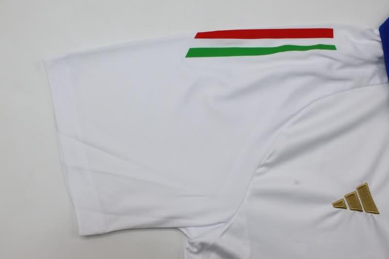 Italy Soccer Jersey White Polo Replica 2024