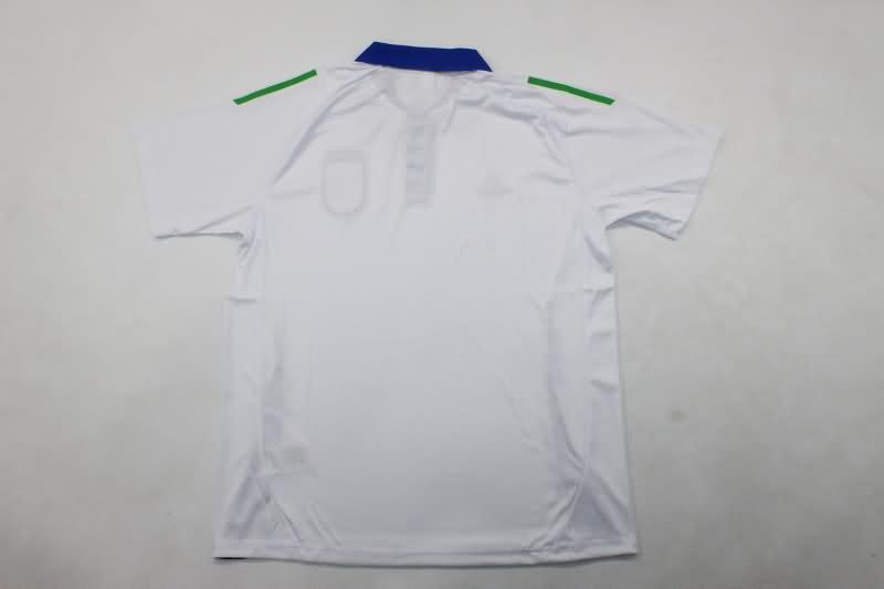 Italy Soccer Jersey White Polo Replica 2024