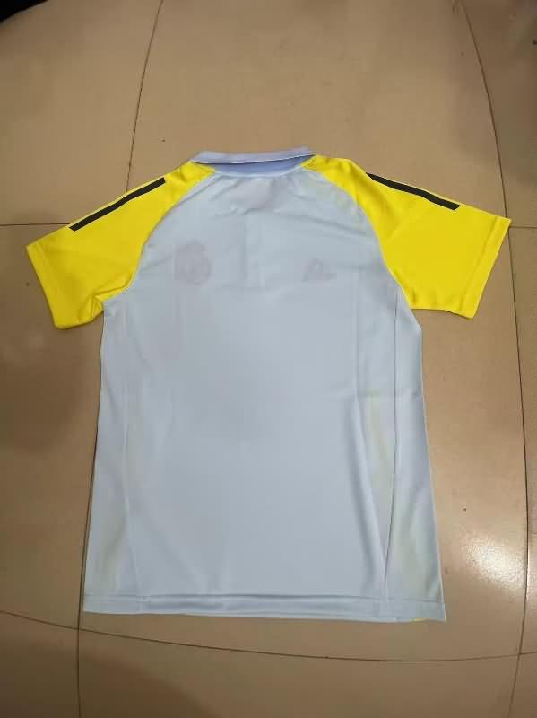 Real Madrid Soccer Jersey Grey Polo Replica 24/25