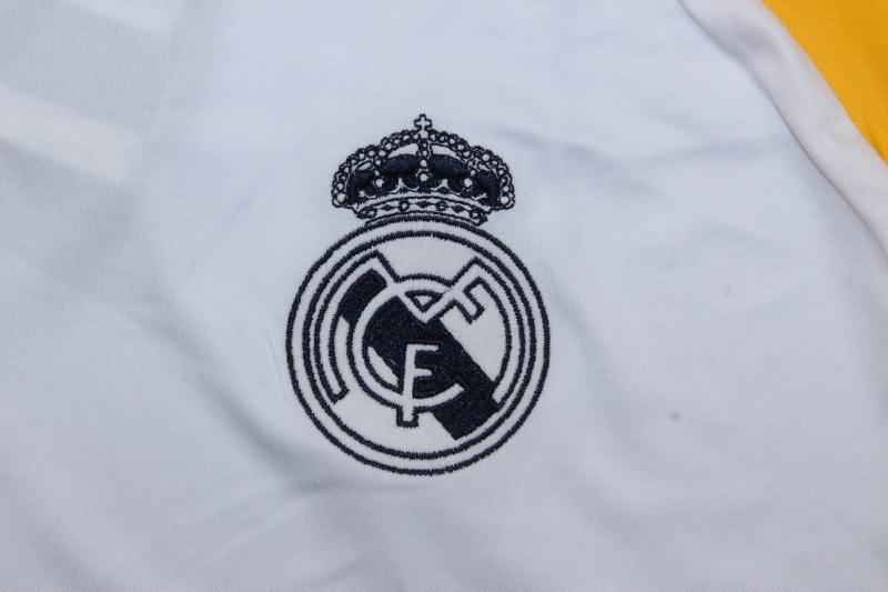 Real Madrid Soccer Polo 02 White Polo Replica 24/25