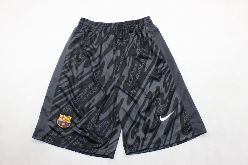 Barcelona Soccer Shorts Goalkeeper Black Replica 24/25