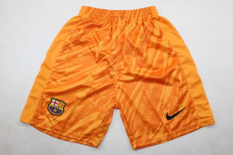 Barcelona Soccer Shorts Goalkeeper Orange Replica 24/25