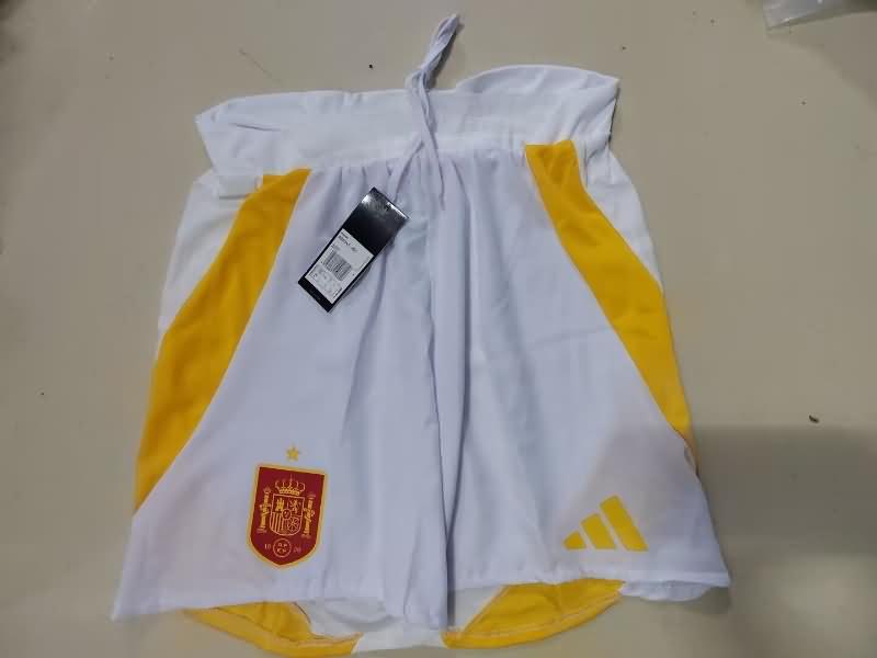 Spain Soccer Shorts White (Player) 2024