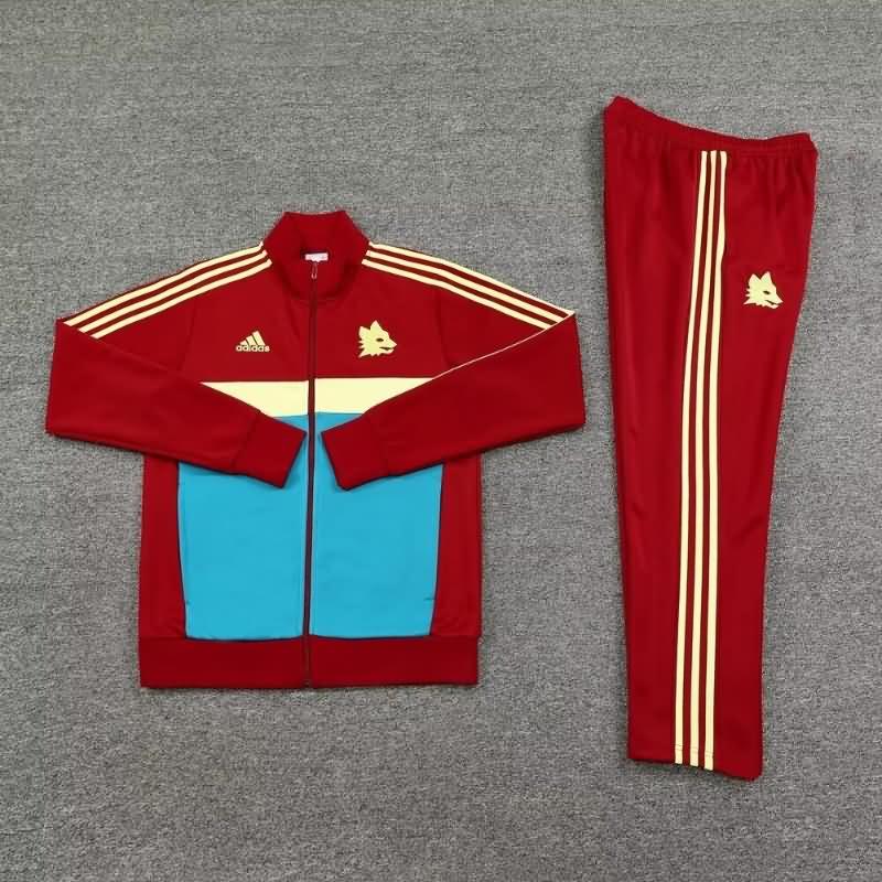 AS Roma Soccer Tracksuit Red Replica 24/25