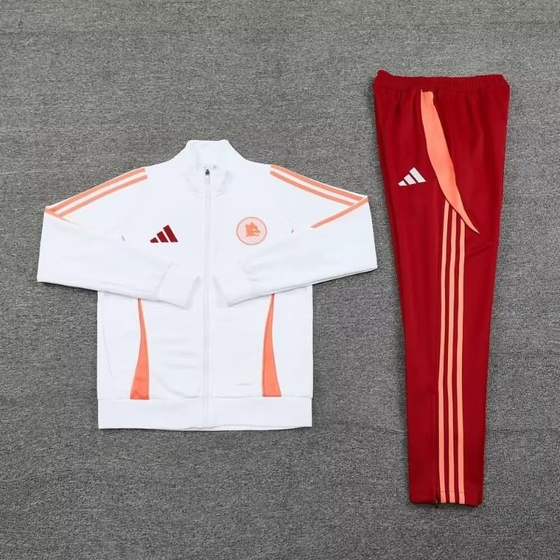 AS Roma Soccer Tracksuit White Replica 24/25