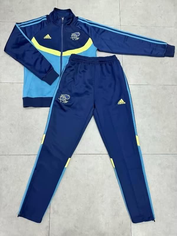 Ajax Soccer Tracksuit 02 Blue Replica 24/25