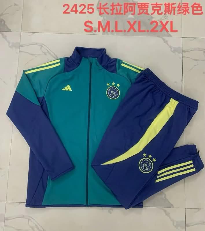 Ajax Soccer Tracksuit Green Replica 24/25