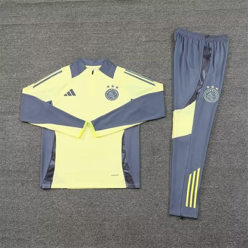 Ajax Soccer Tracksuit Yellow Replica 24/25