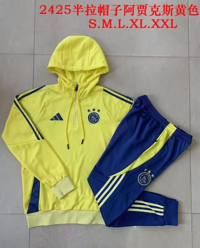 Ajax Soccer Tracksuit 02 Yellow Replica 24/25