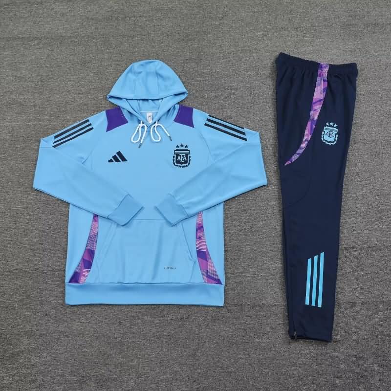 Argentina Soccer Tracksuit 05 Blue Replica 2024