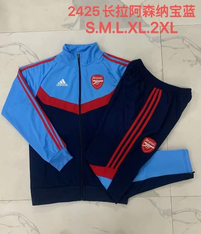 Arsenal Soccer Tracksuit Dark Blue Replica 24/25