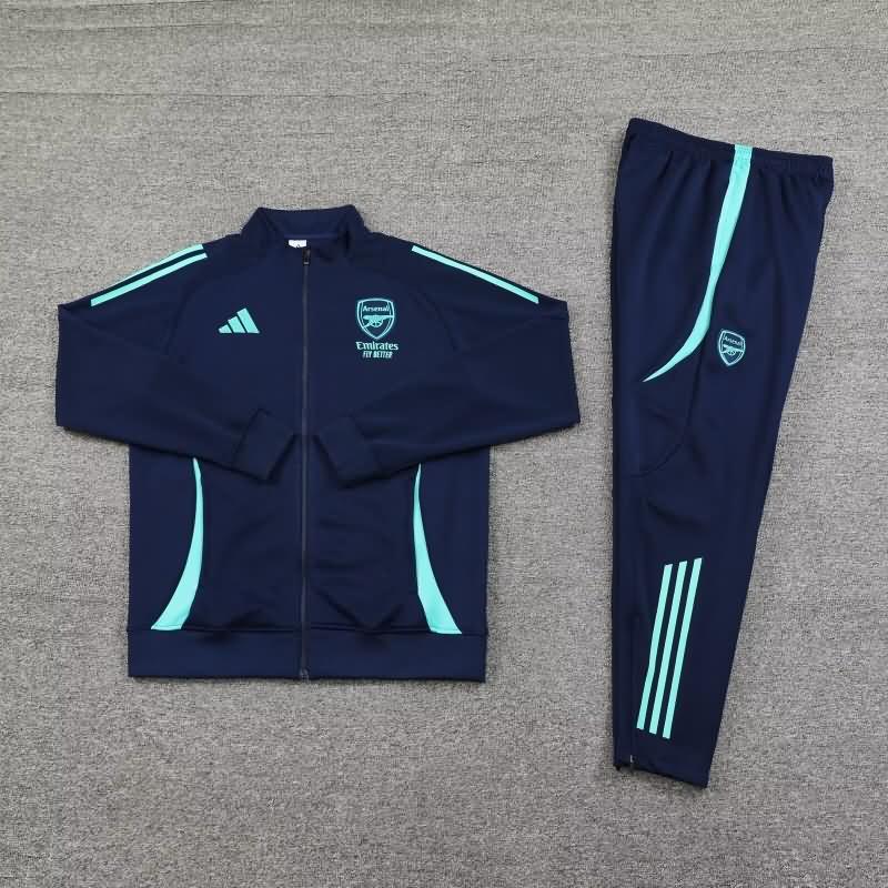 Arsenal Soccer Tracksuit 03 Dark Blue Replica 24/25