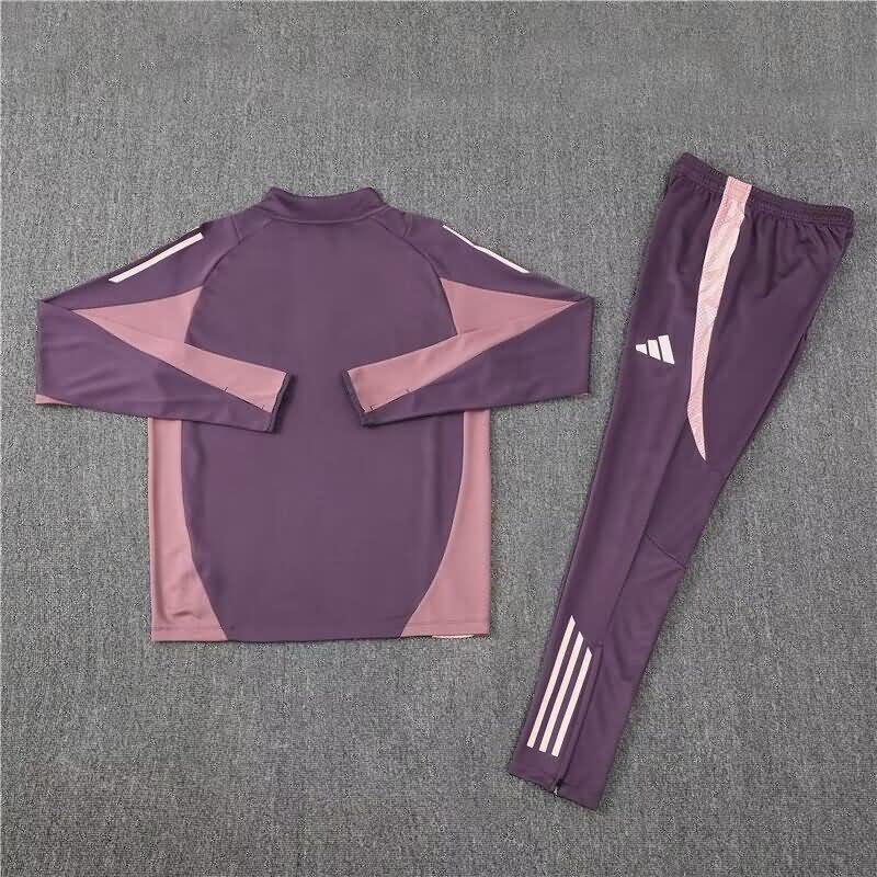 Arsenal Soccer Tracksuit Purples Replica 24/25