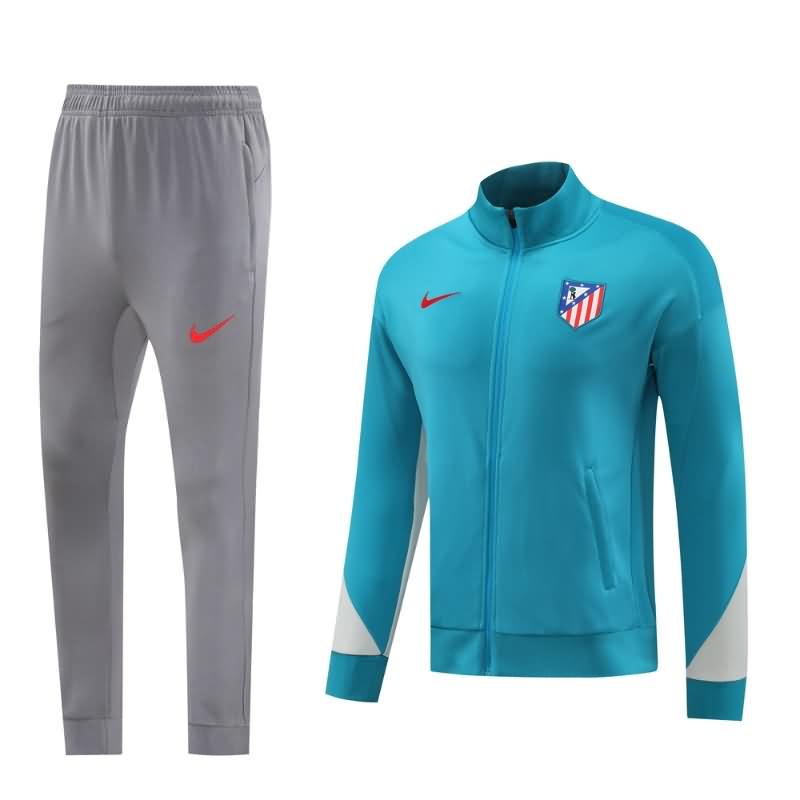 Atletico Madrid Soccer Tracksuit 02 Blue Replica 24/25