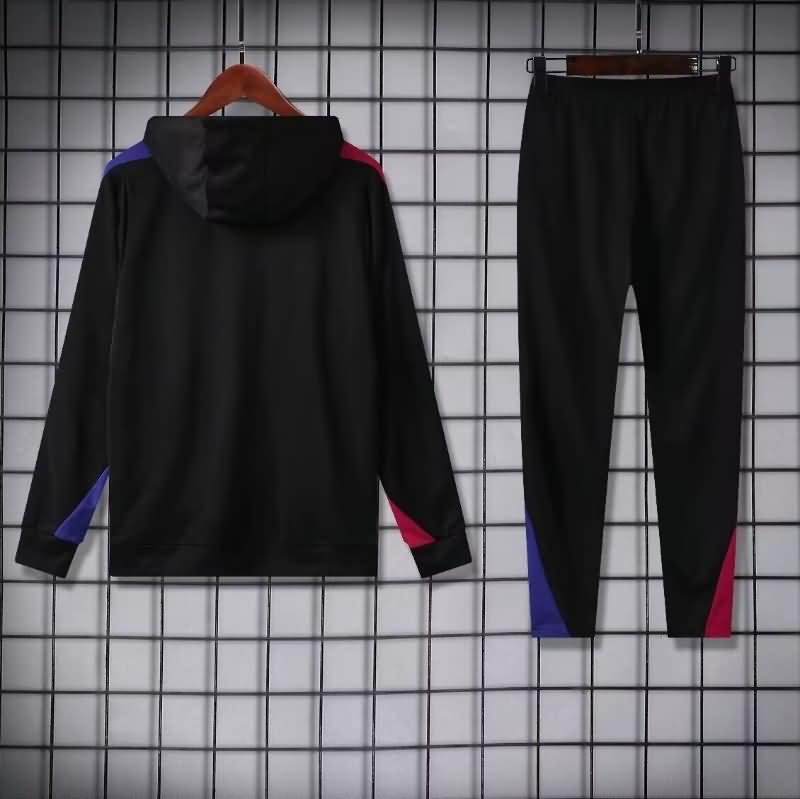 Barcelona Soccer Tracksuit 05 Black Replica 24/25