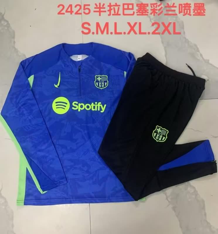 Barcelona Soccer Tracksuit 02 Blue Replica 24/25