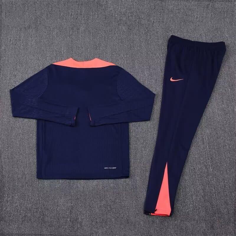 Barcelona Soccer Tracksuit 03 Dark Blue Replica 24/25