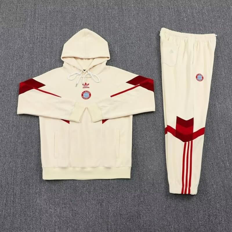 Bayern Munich Soccer Tracksuit Cream Replica 24/25