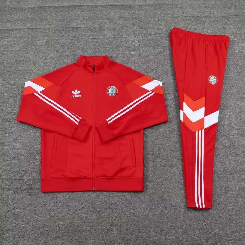 Bayern Munich Soccer Tracksuit 06 Red Replica 24/25