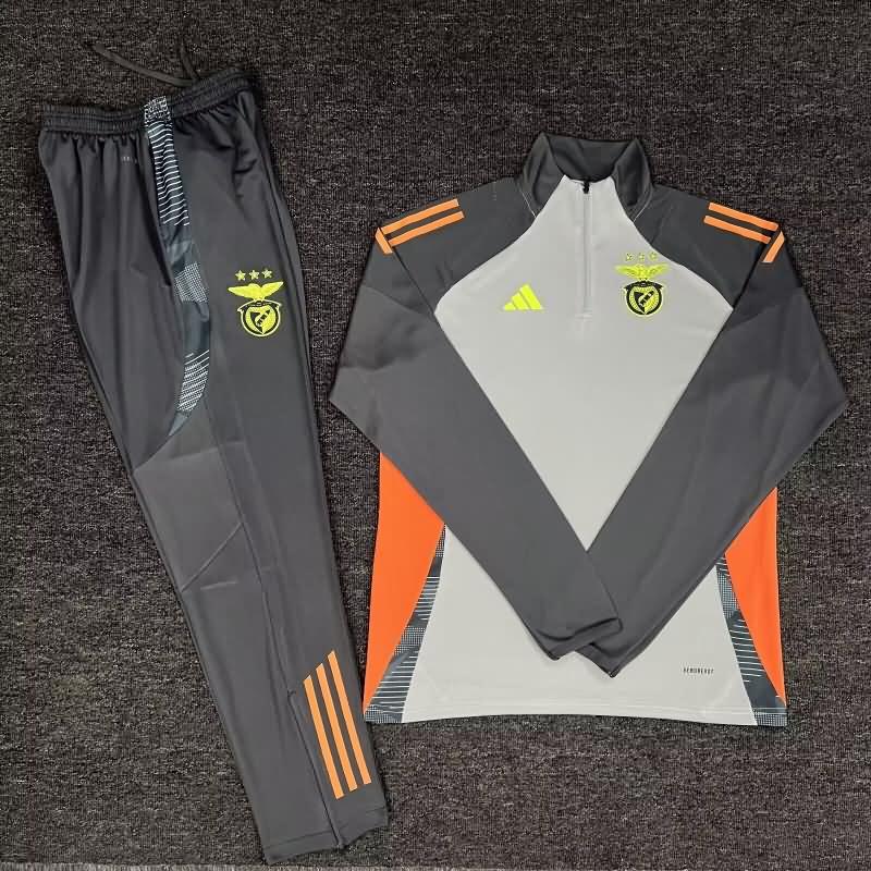 Benfica Soccer Tracksuit Grey Replica 24/25