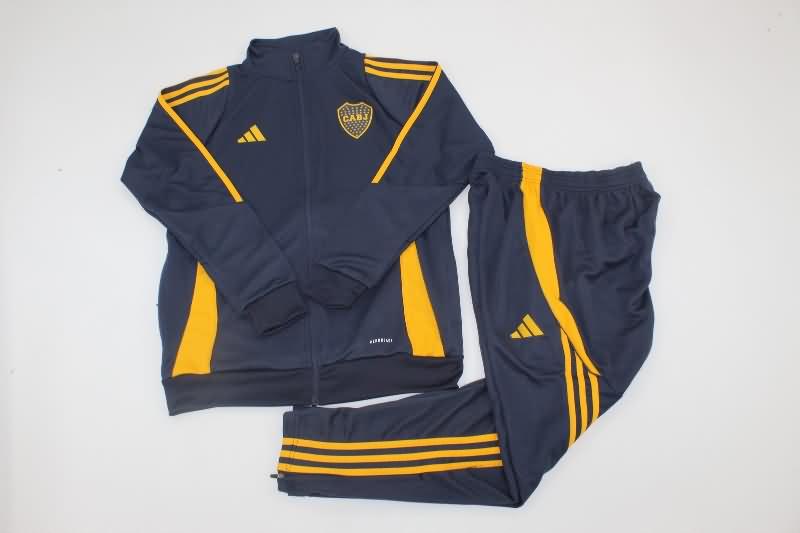 Boca Juniors Soccer Tracksuit 02 Dark Blue Replica 2024