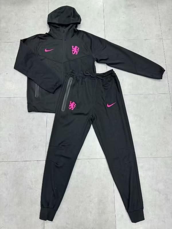 Chelsea Soccer Tracksuit 03 Black Replica 24/25