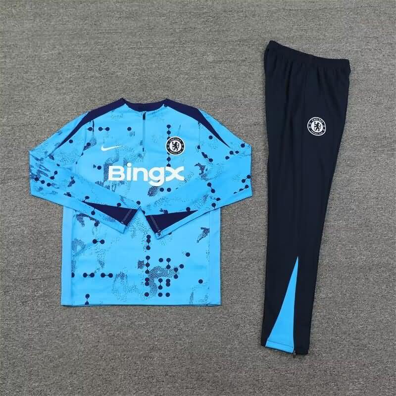 Chelsea Soccer Tracksuit Blue Replica 24/25