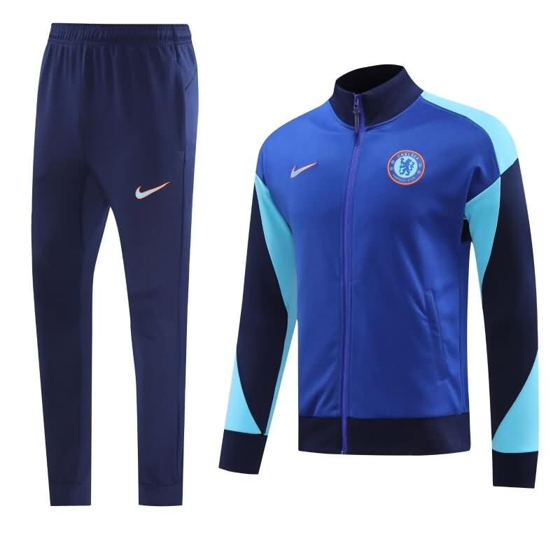 Chelsea Soccer Tracksuit 02 Blue Replica 24/25