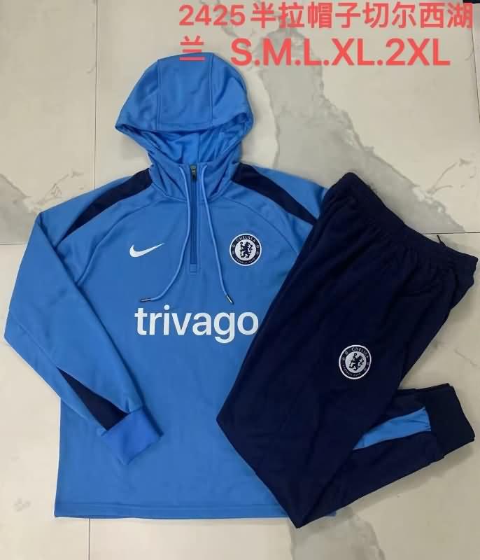 Chelsea Soccer Tracksuit 03 Blue Replica 24/25