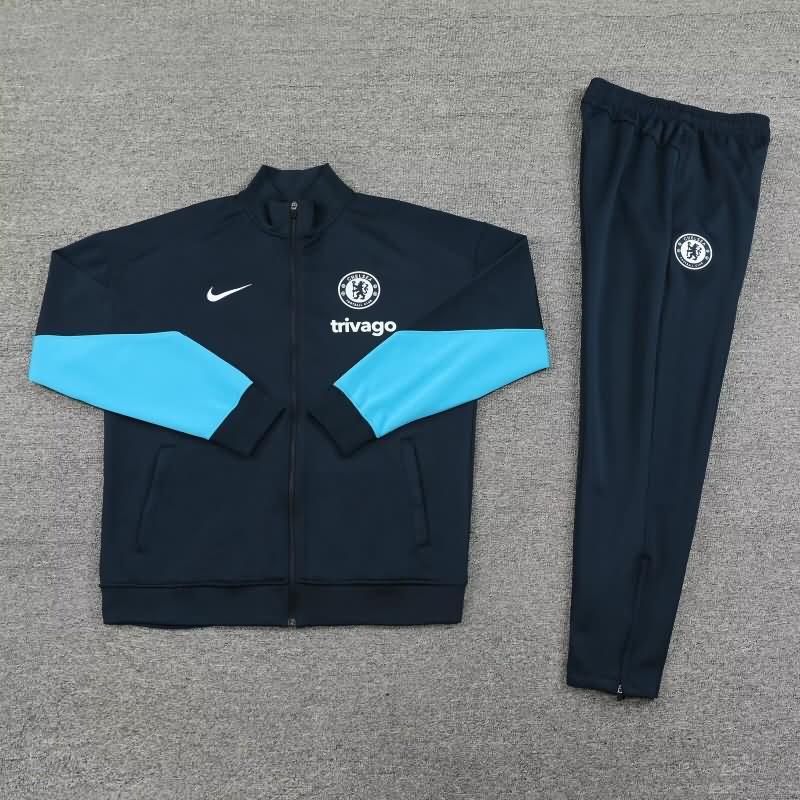 Chelsea Soccer Tracksuit 02 Dark Blue Replica 24/25