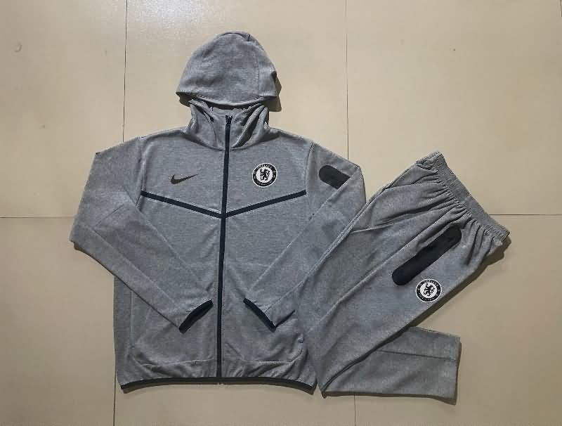 Chelsea Soccer Tracksuit Grey Replica 24/25