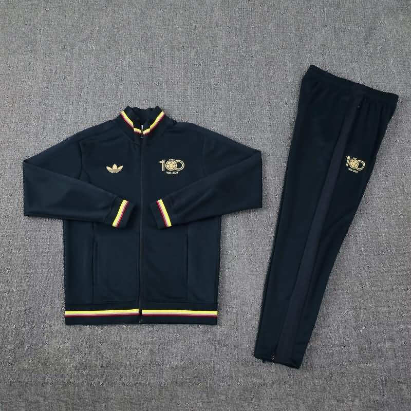 Colombia Soccer Tracksuit Black Replica 100th