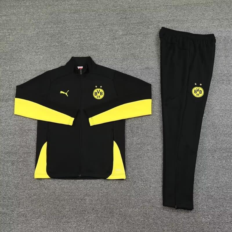 Dortmund Soccer Tracksuit 02 Black Replica 24/25