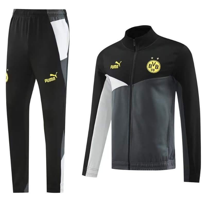 Dortmund Soccer Tracksuit Grey Replica 24/25