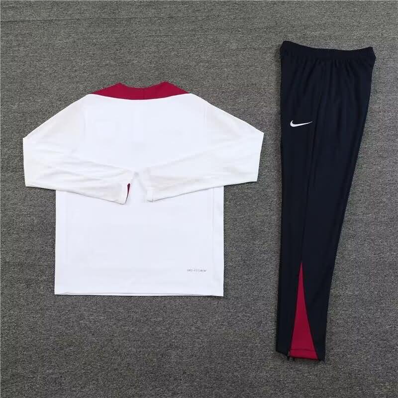 England Soccer Tracksuit White Replica 2024