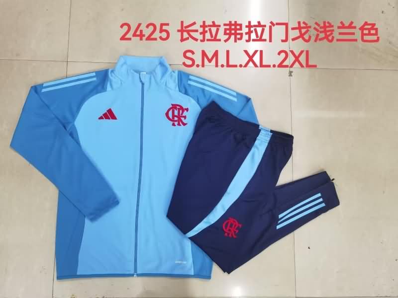 Flamengo Soccer Tracksuit Blue Replica 24/25