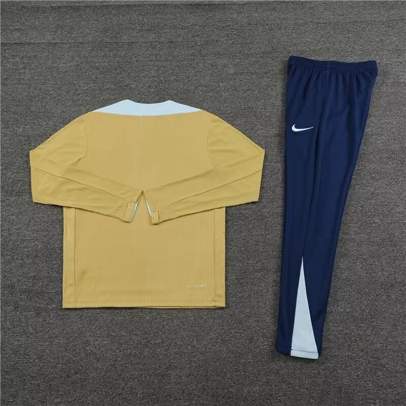 France Soccer Tracksuit Gold Replica 2024