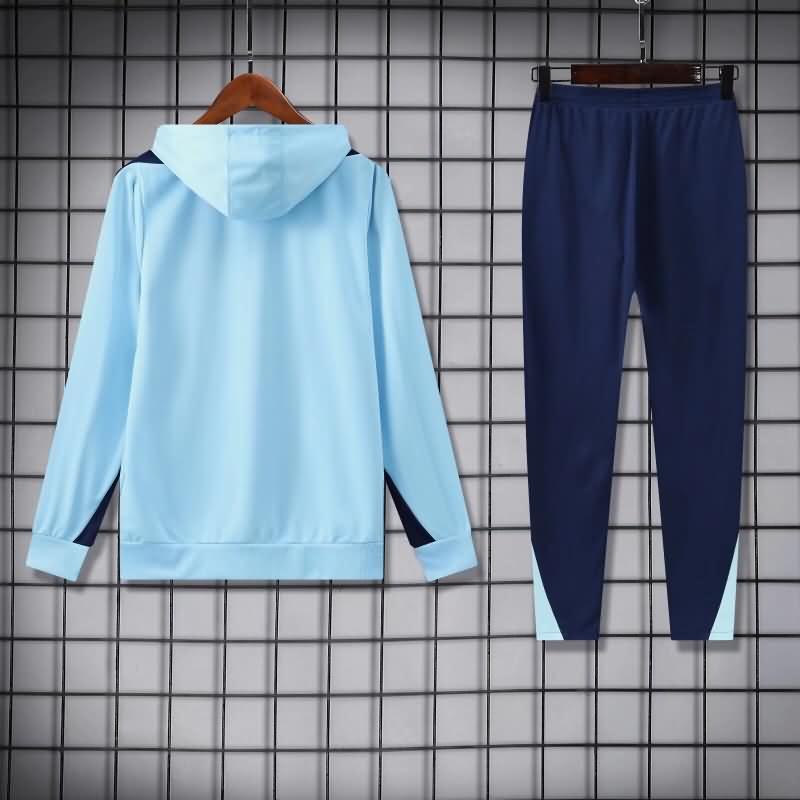 France Soccer Tracksuit 03 Light Blue Replica 2024