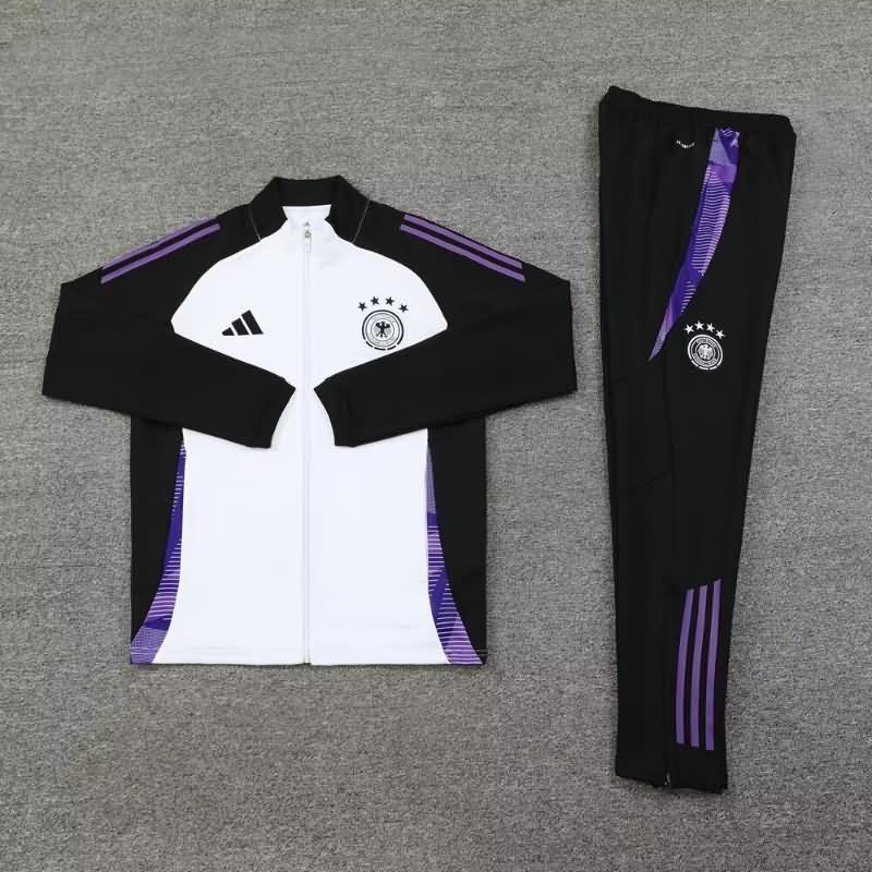 Germany Soccer Tracksuit 05 White Replica 2024