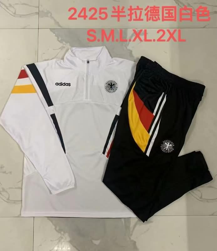 Germany Soccer Tracksuit 06 White Replica 2024