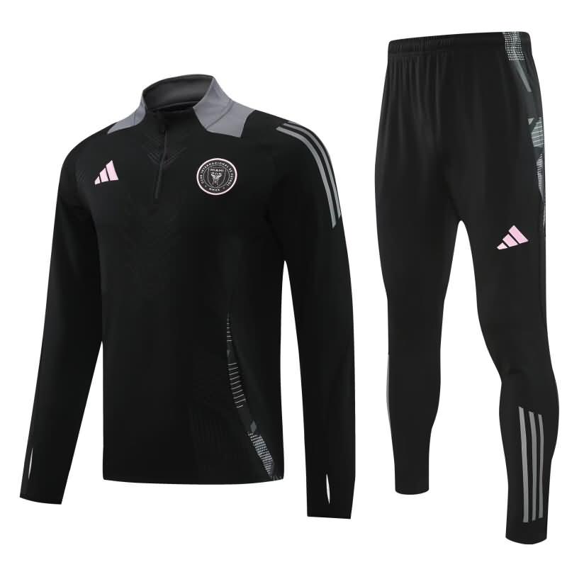 Inter Miami Soccer Tracksuit Black Replica 2024