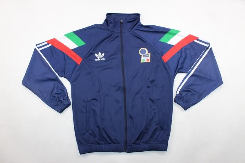 Italy Soccer Jersey 04 Dark Blue Replica 2024